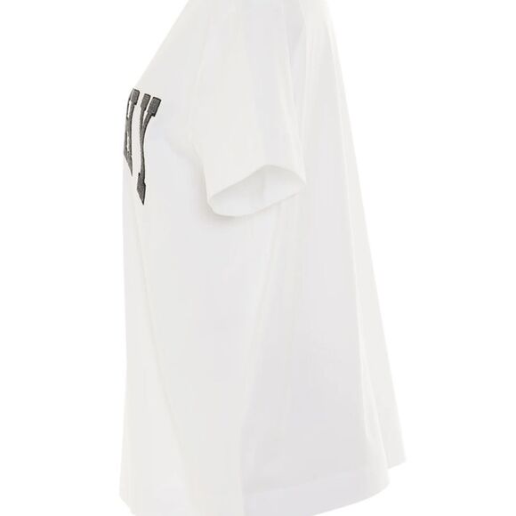 GIVENCHY College Logo Print T-Shirt In White Large $655 - Picture 6 of 11